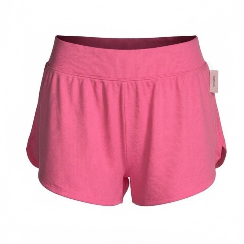 GapBody Womens Pink Ribbed Lounge Shorts XXL Elastic‎ Waist Relaxed 825459-02-1